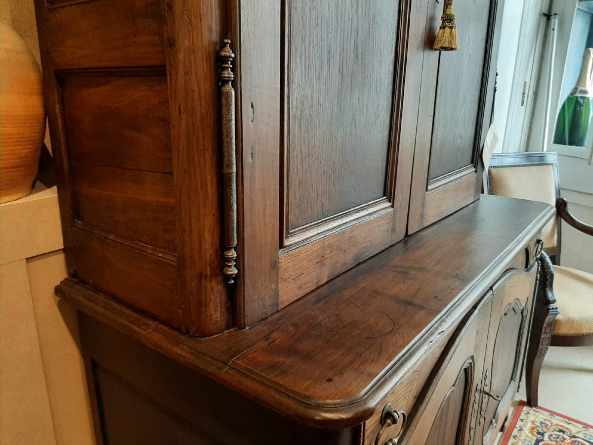 Double-body Hunting Buffet In Chestnut - 18th Century-photo-6