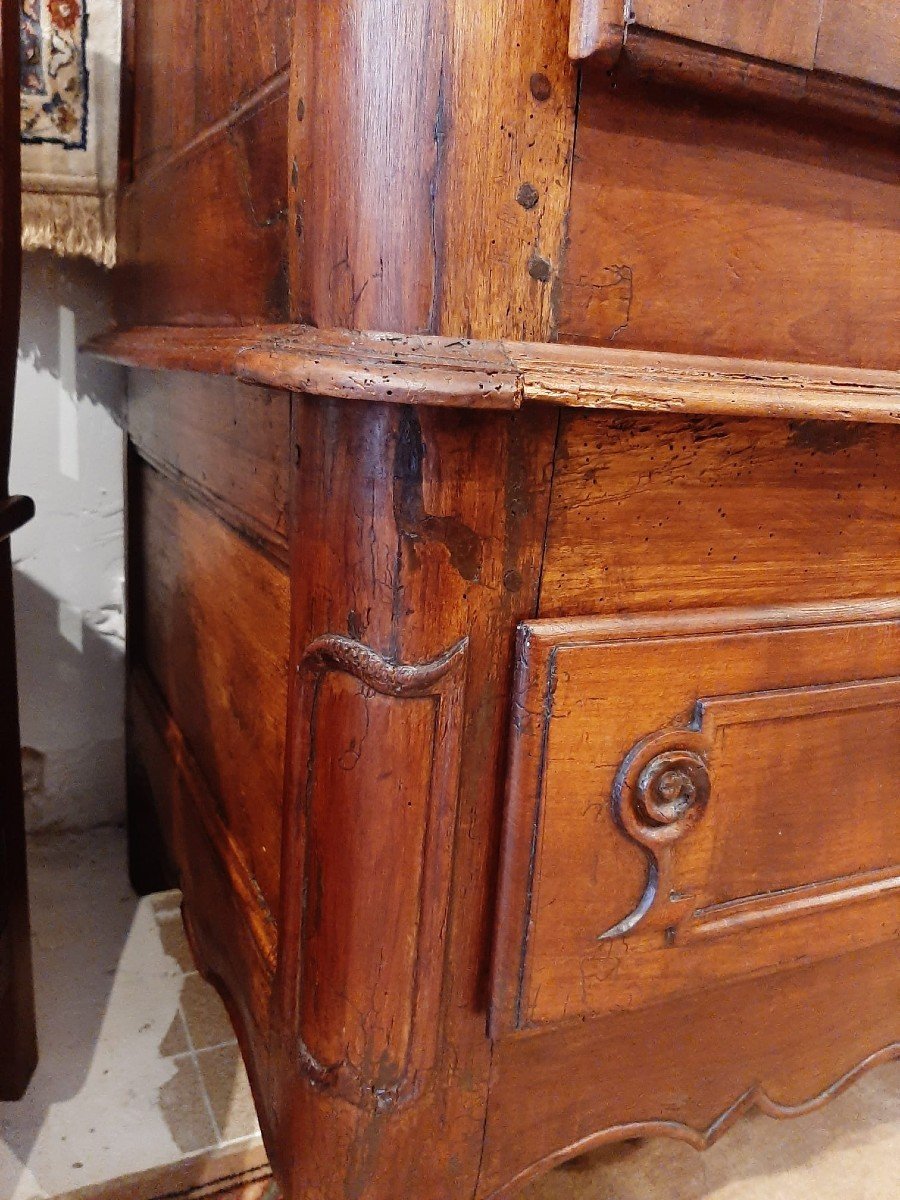 Louis XV “travel” Bonnetière, In Cherry Wood - 18th Century-photo-5