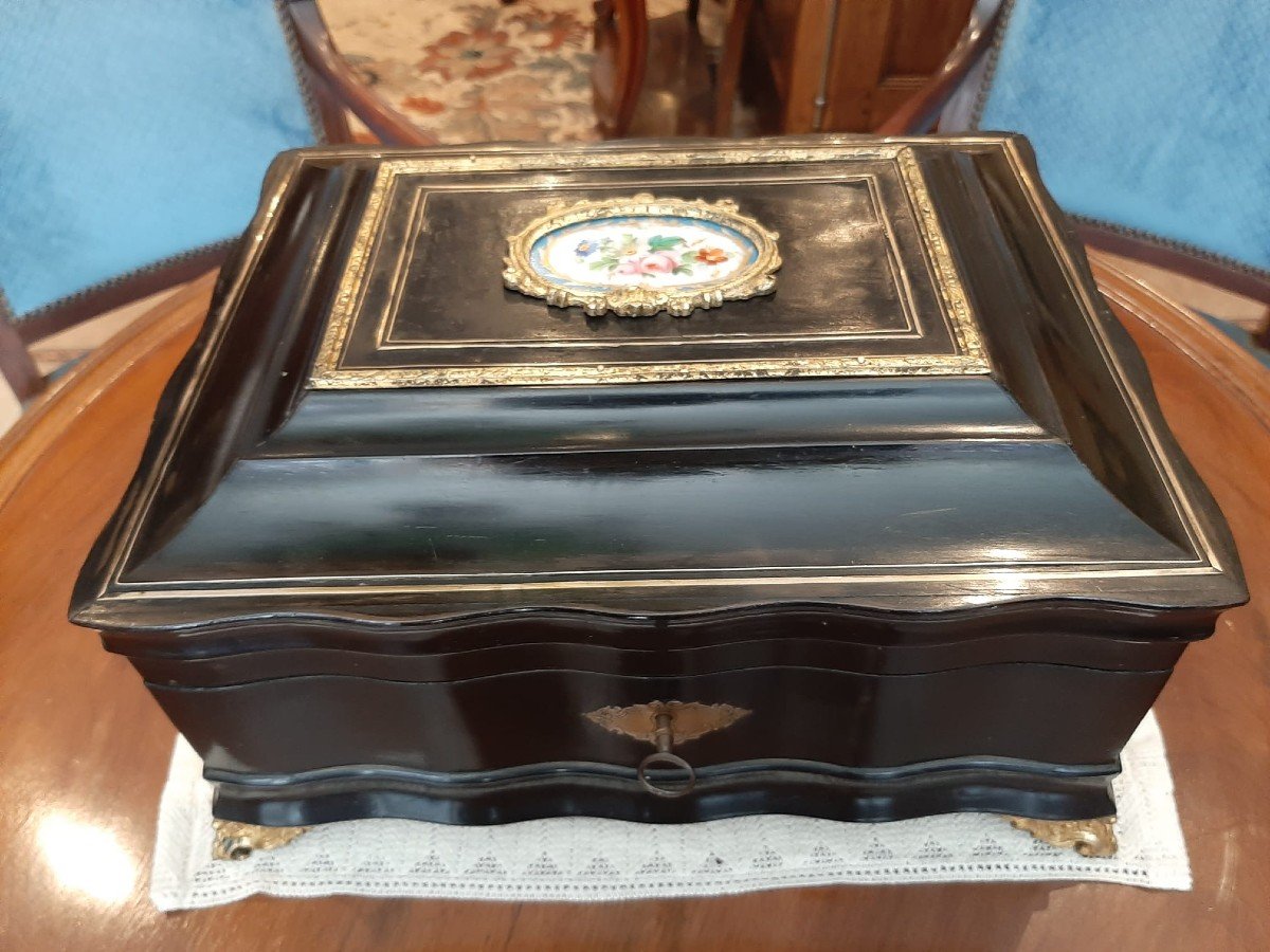 Napoleon III Papillote Box - For Le Confectioner Randin, Lyon. Around 1860