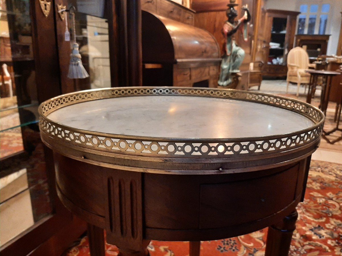 Louis XVI Style Bouillotte Table - 20th Century-photo-4