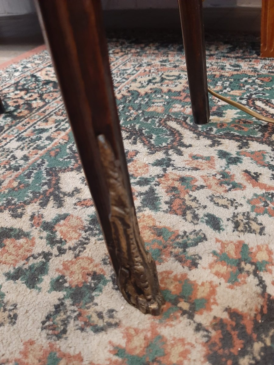 Table Chiffonnière de forme Tambour, Style Transition - Fin XIXe Début XXe-photo-4