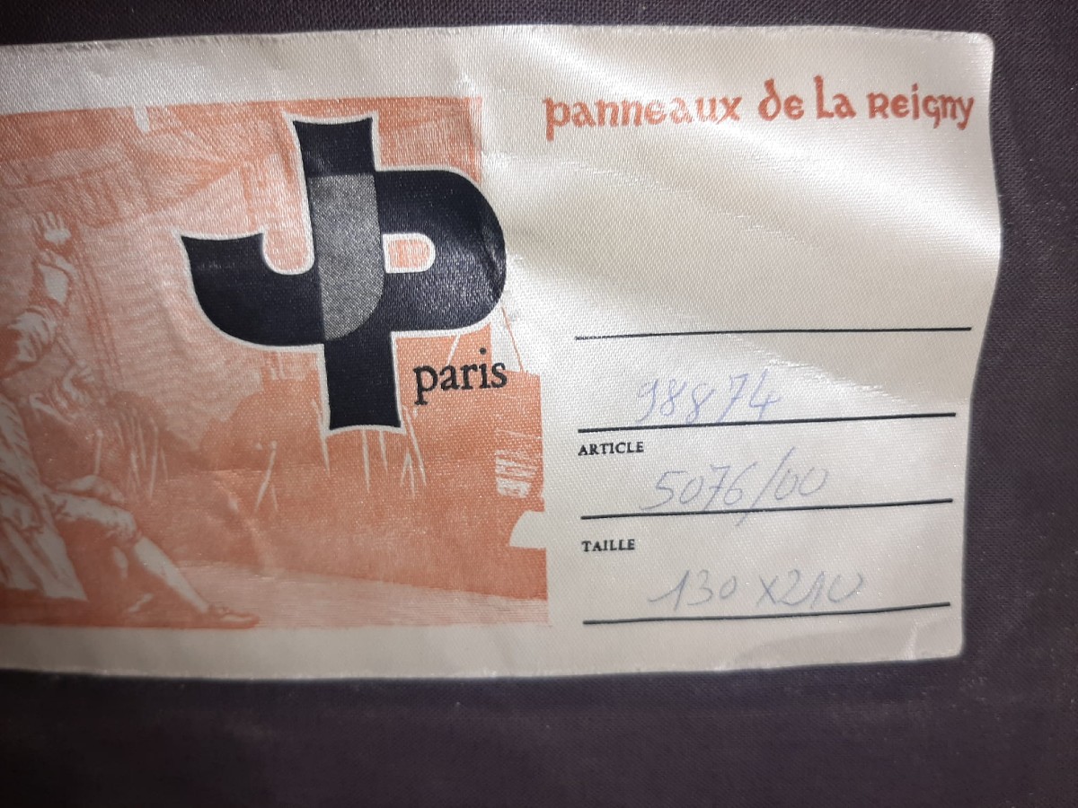 The Harvest Tapestry - Panels From La Reigny - 20th Century-photo-1