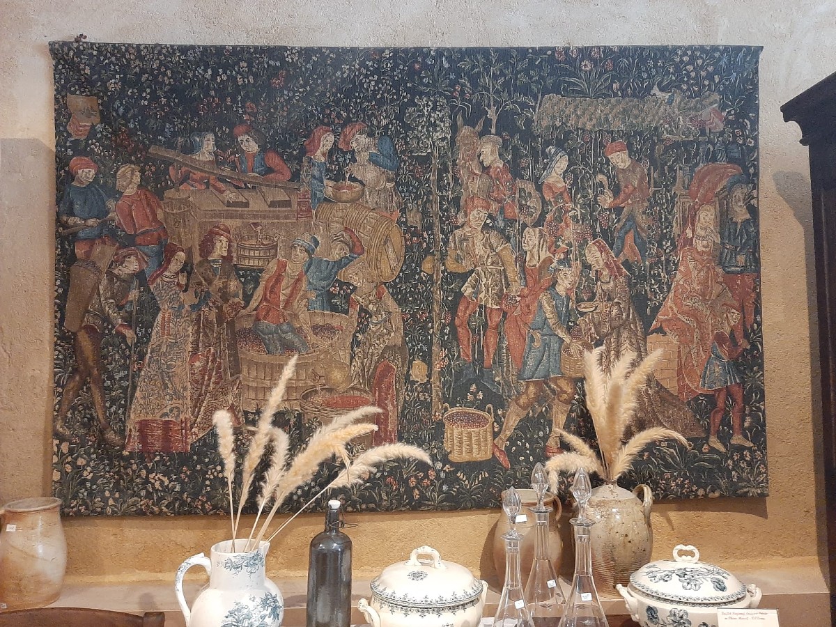 The Harvest Tapestry - Panels From La Reigny - 20th Century