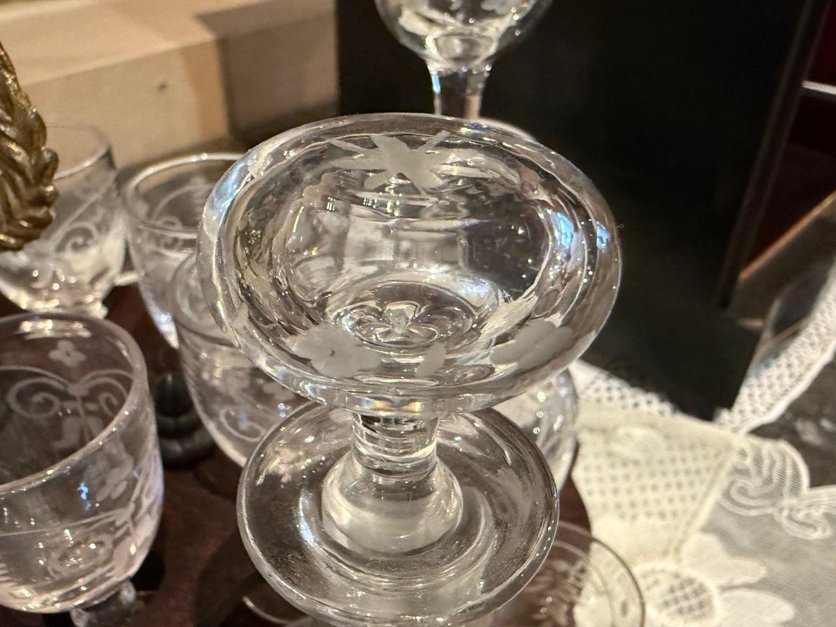 Cave à Liqueur  Napoléon III -  Boîte Marqueterie XIX Siècle-photo-6