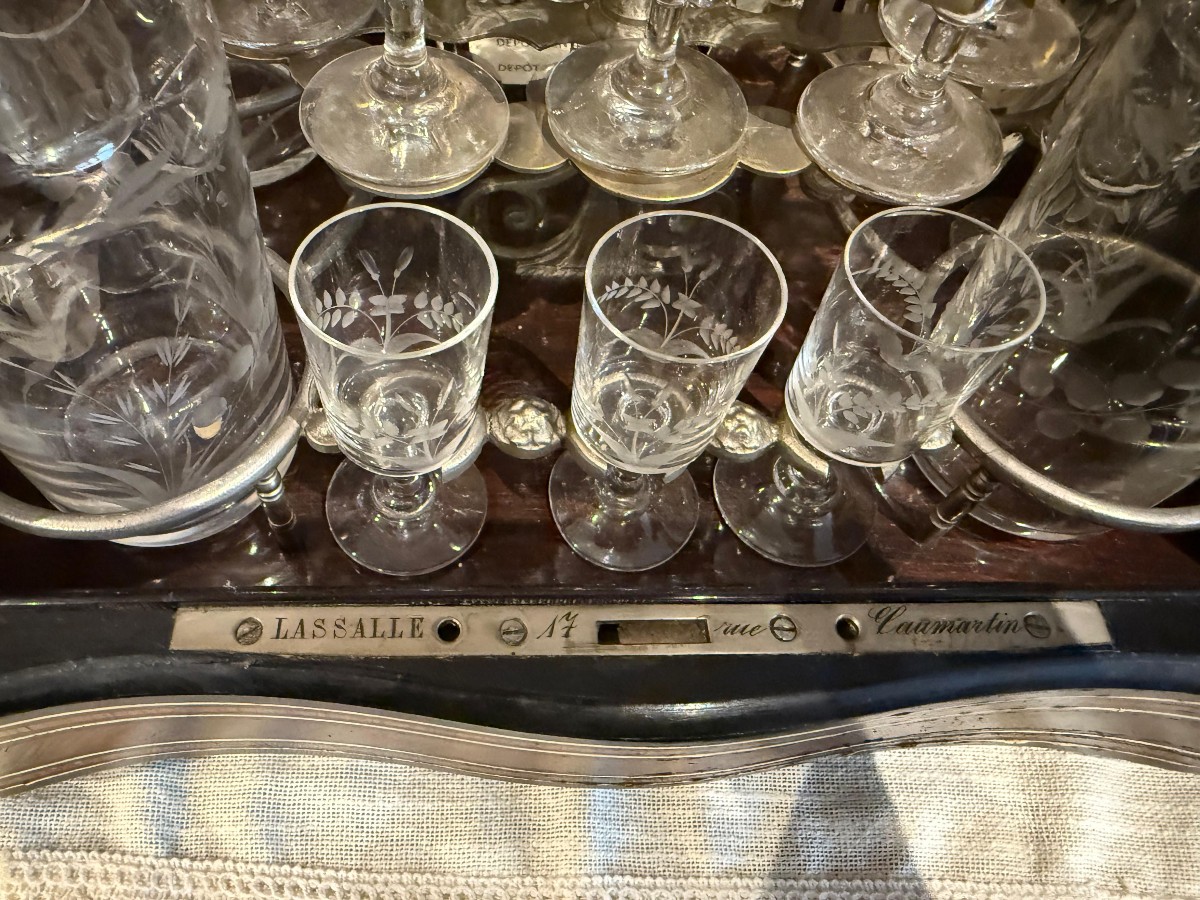 Cave à Liqueur  Boulle Napoléon III -  XIX Siècle-photo-1