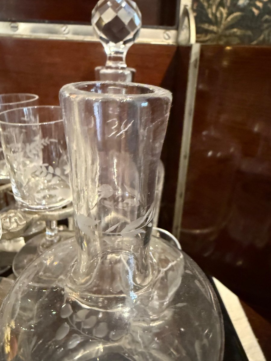 Cave à Liqueur  Boulle Napoléon III -  XIX Siècle-photo-7