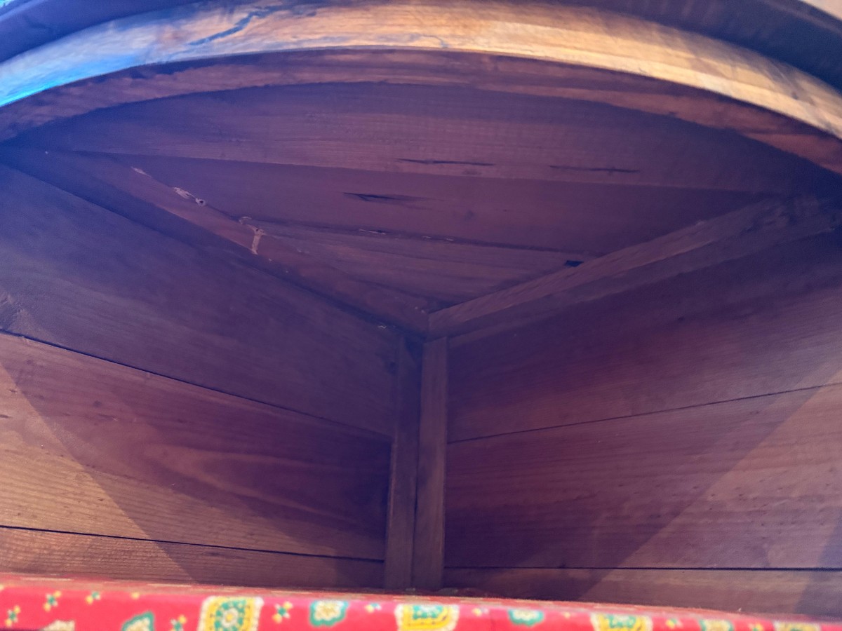 Encoignure Ceintrée de Style Louis XVI - Epoque XXe-photo-1