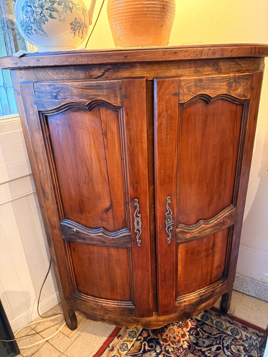 Encoignure Ceintrée de Style Louis XVI - Epoque XXe