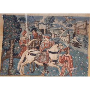 Tapisserie "Le Départ pour la Chasse" - XXè