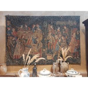 Tapisserie Les Vendanges - Panneaux de La Reigny - XXe