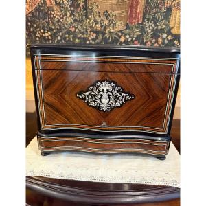 Cave à Liqueur  Boulle Napoléon III -  XIX Siècle