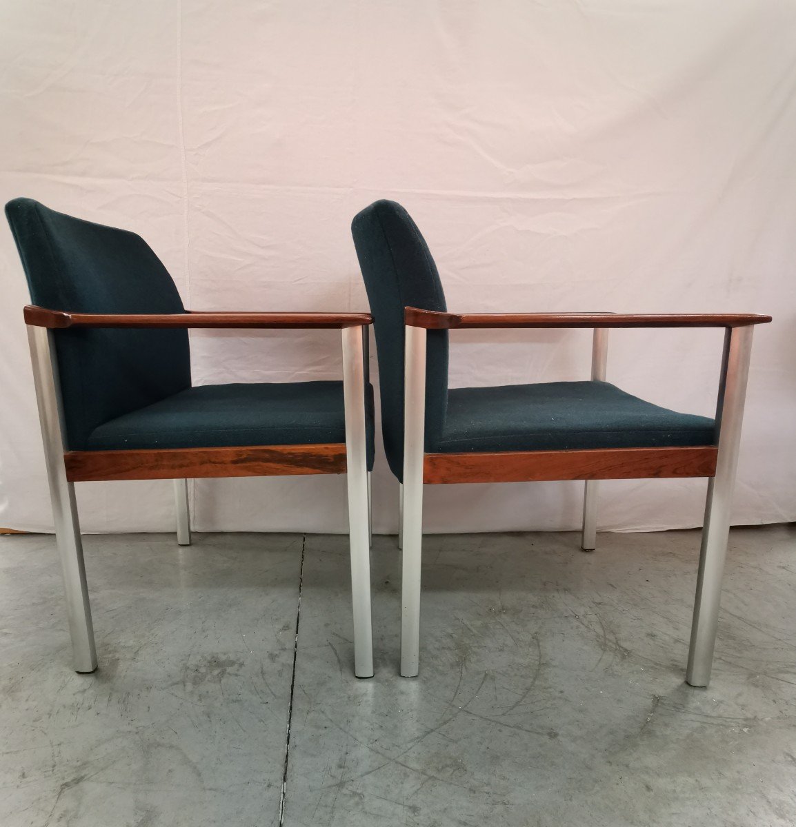 Pair Of Wilkhahn Office Chairs-photo-3