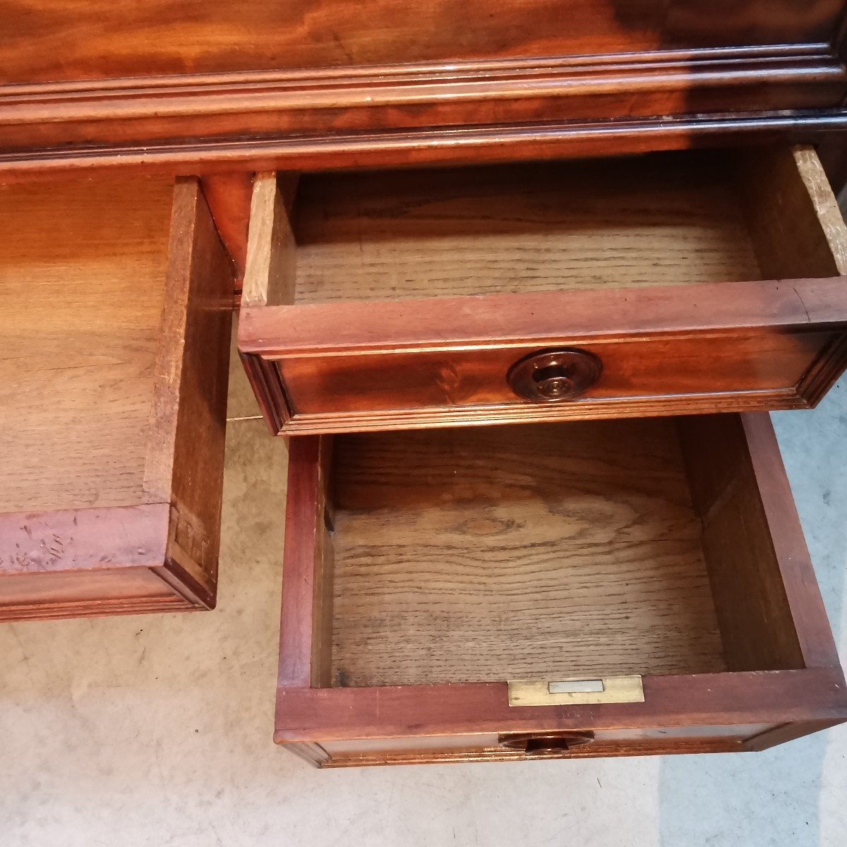 Louis Philippe Desk In Mahogany-photo-3