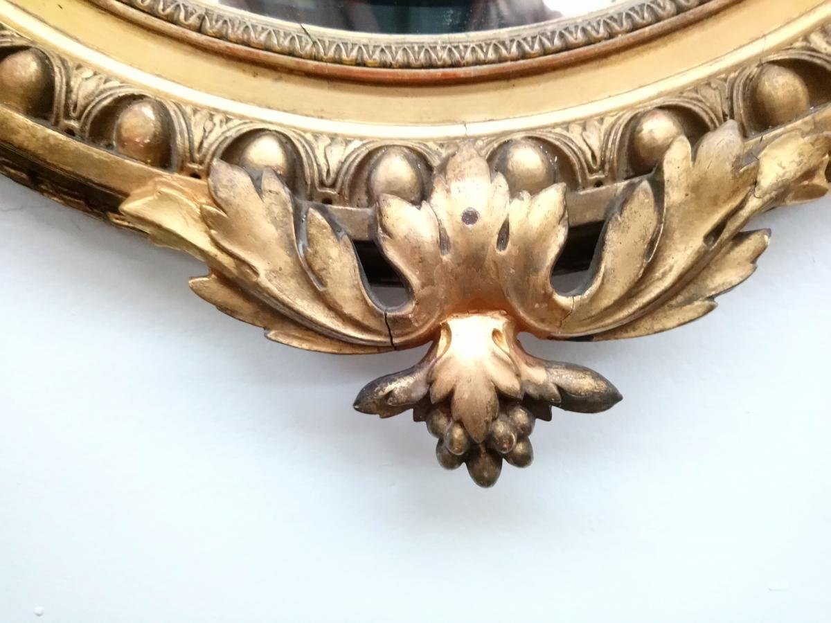 Grand Miroir Ovale Napoléon III-photo-2