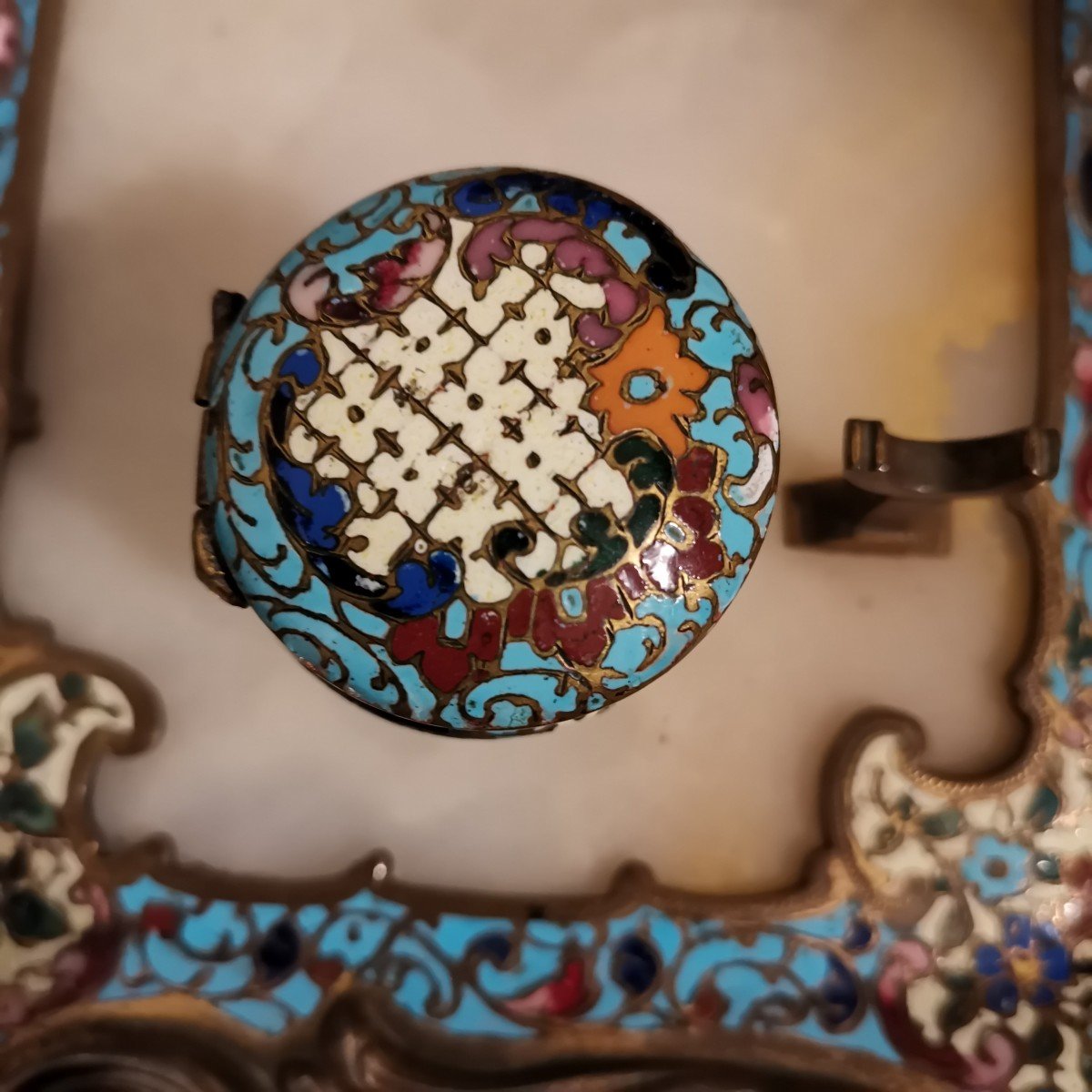 Encrier En émail Cloisonné -photo-4