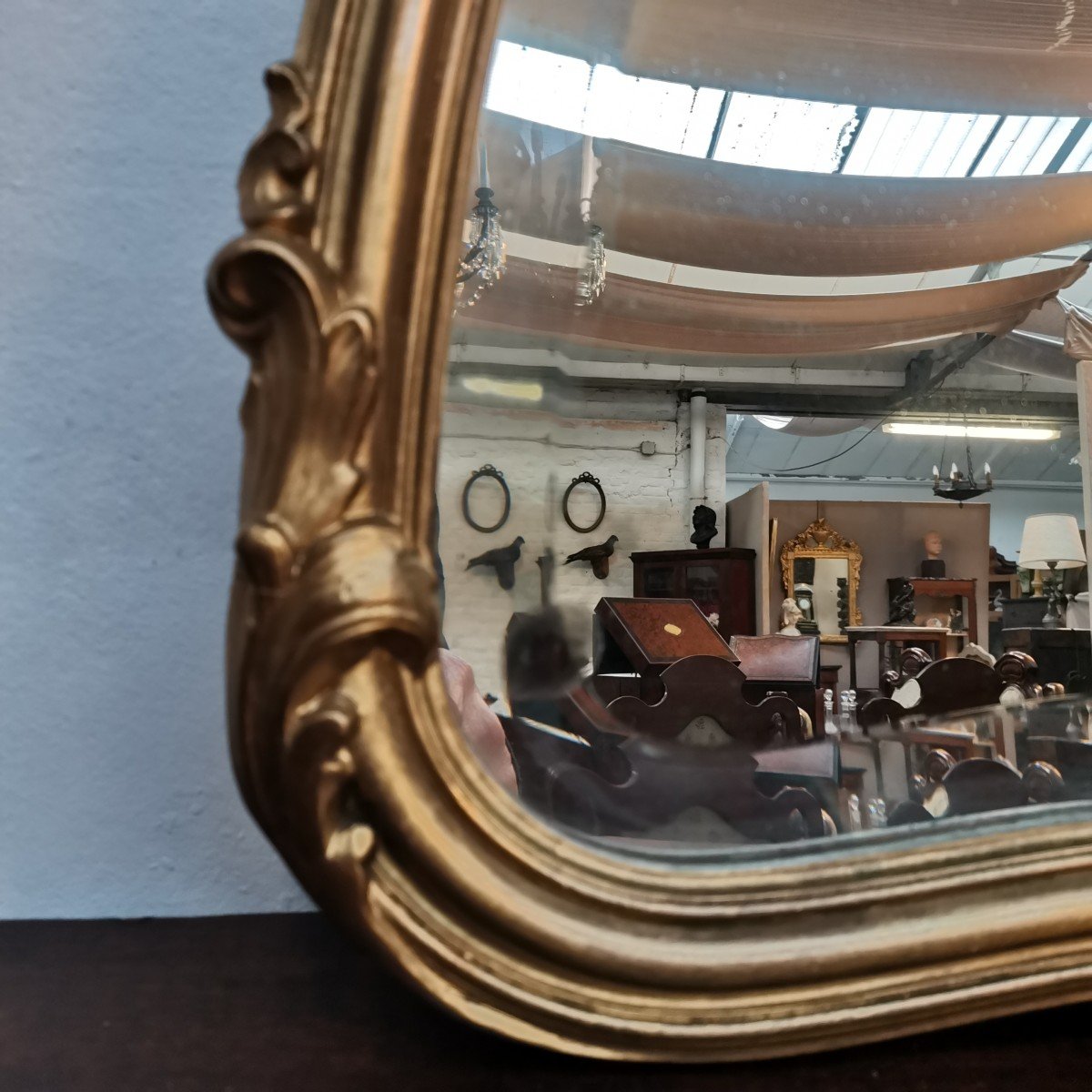 Golden Mirror Louis XV -photo-3