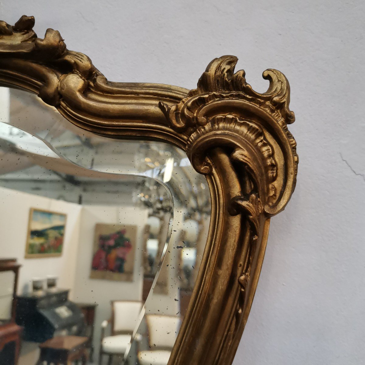 Golden Mirror Louis XV -photo-2