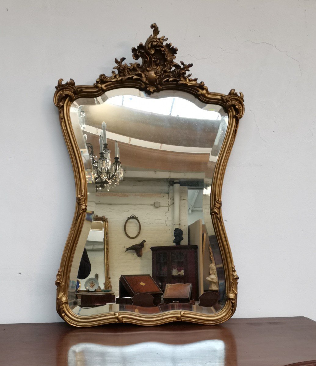 Golden Mirror Louis XV 