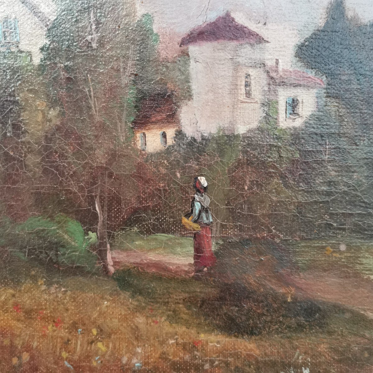 2 Barbizon School Landscapes Signed S. Blum-photo-5