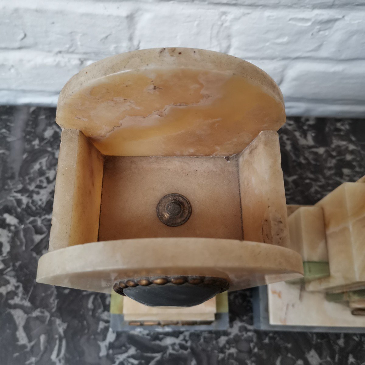 Art Deco Marble Fireplace Trim-photo-4