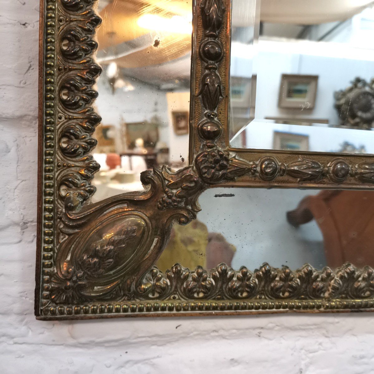 Small Louis XIII Style Mirror-photo-2