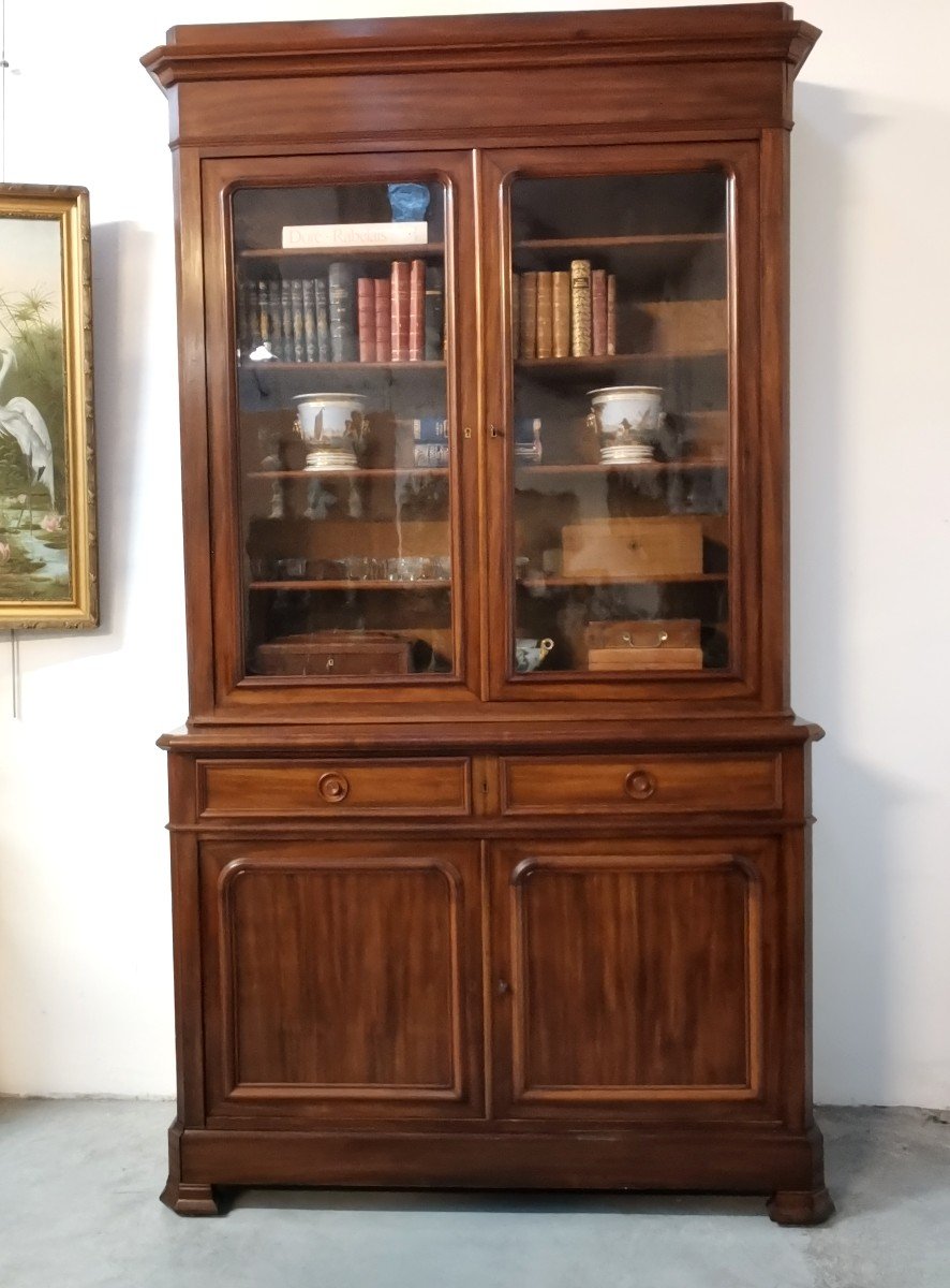 Mahogany Two-body Library Buffet