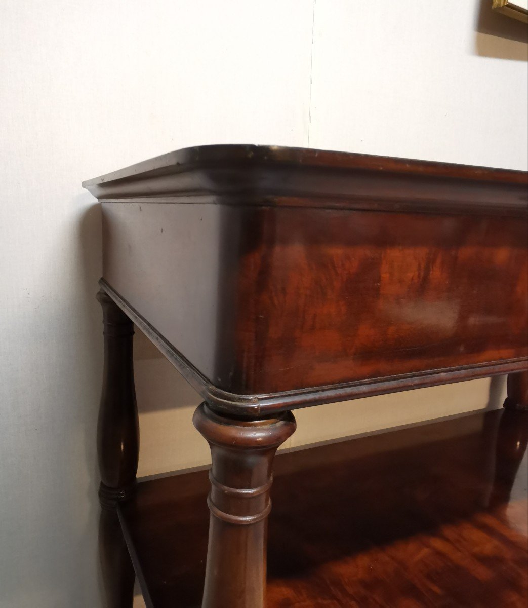 Louis Philippe Serving Planter In Mahogany-photo-1