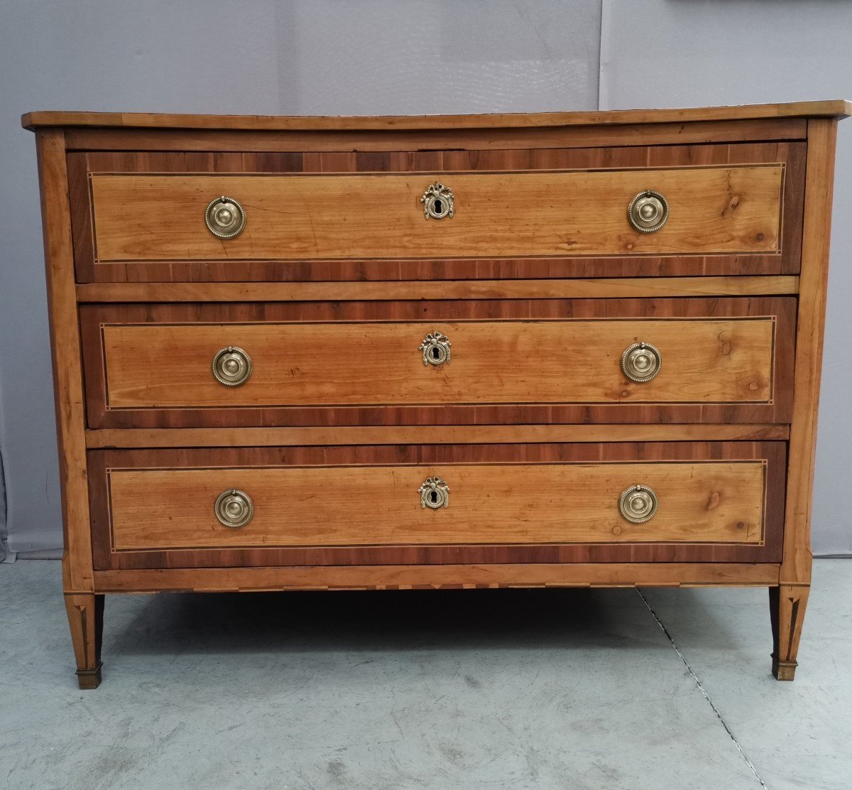 Directoire Period Chest Of Drawers In Fruit Wood-photo-7