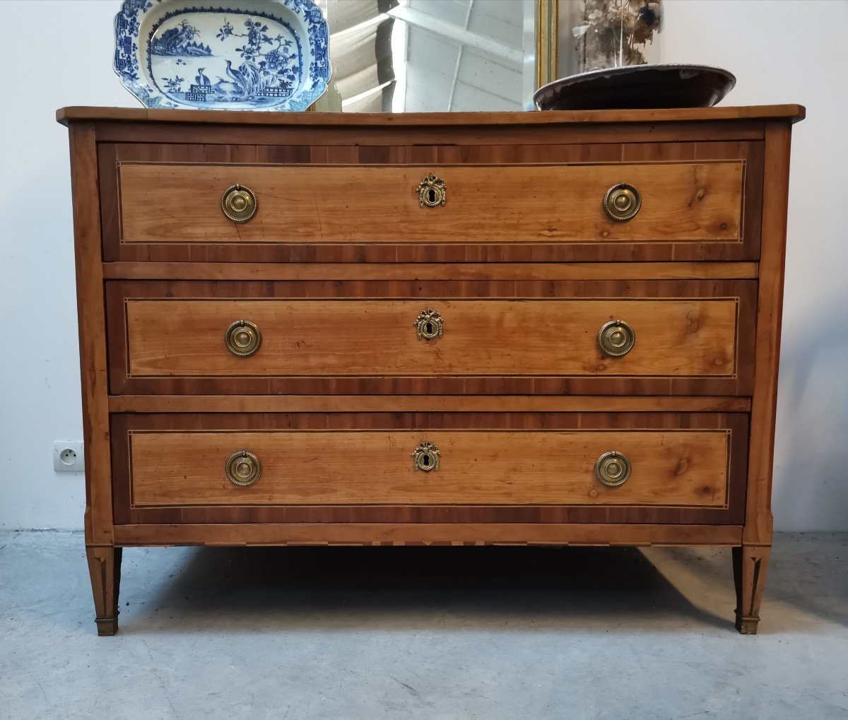 Directoire Period Chest Of Drawers In Fruit Wood