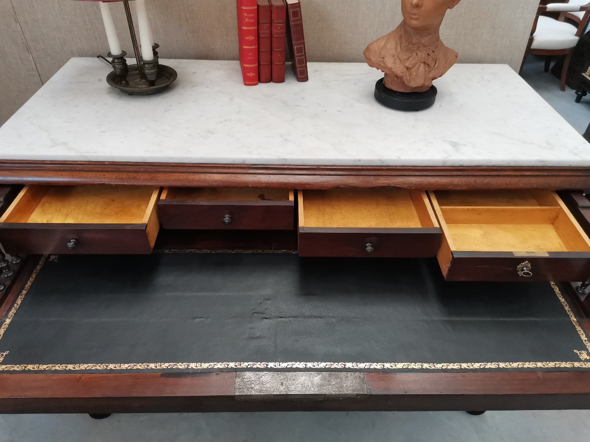 Commode Secrétaire écritoire  époque Napoléon III -photo-3
