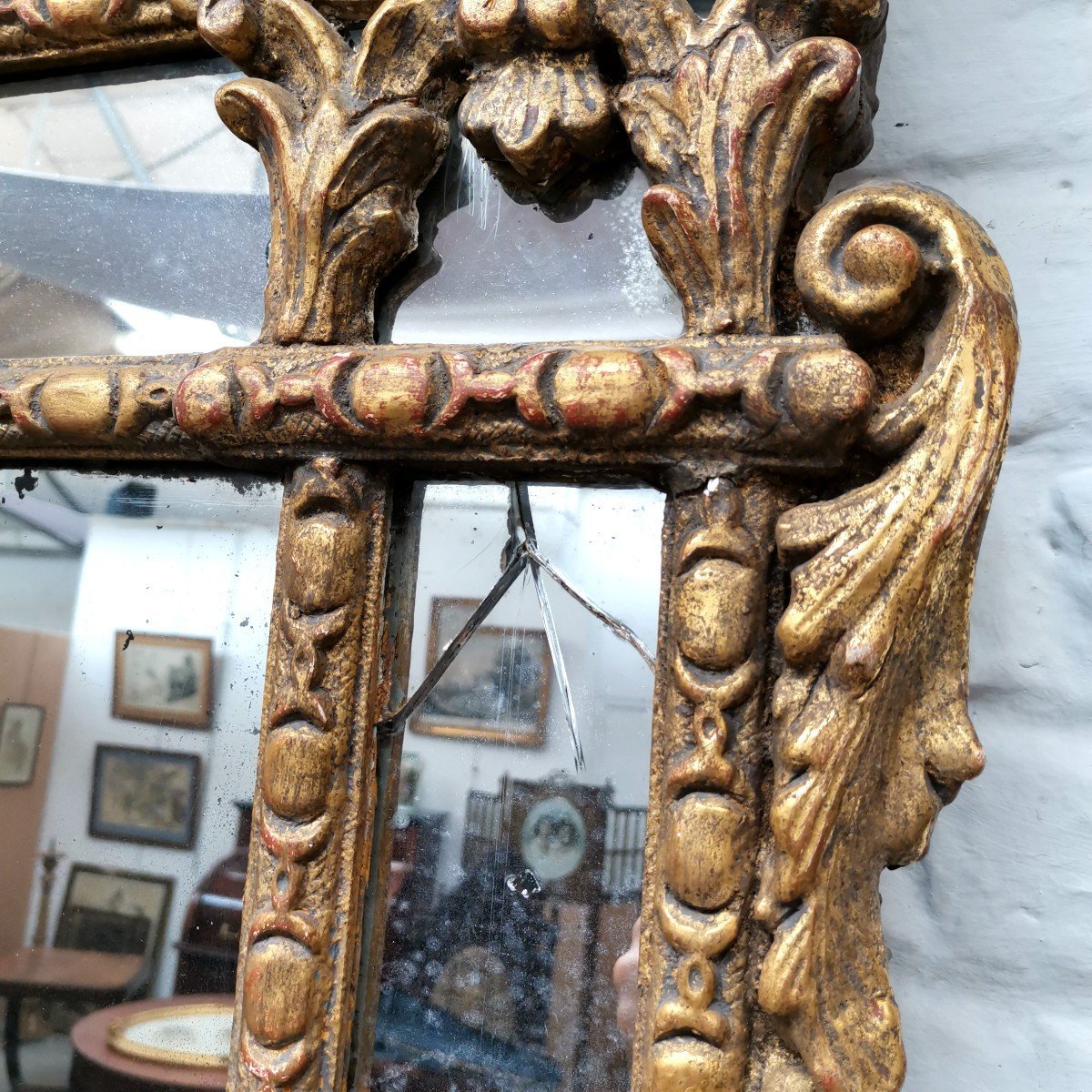 Parecloses Mirror Regency Period 183 Cm X 105 Cm-photo-1