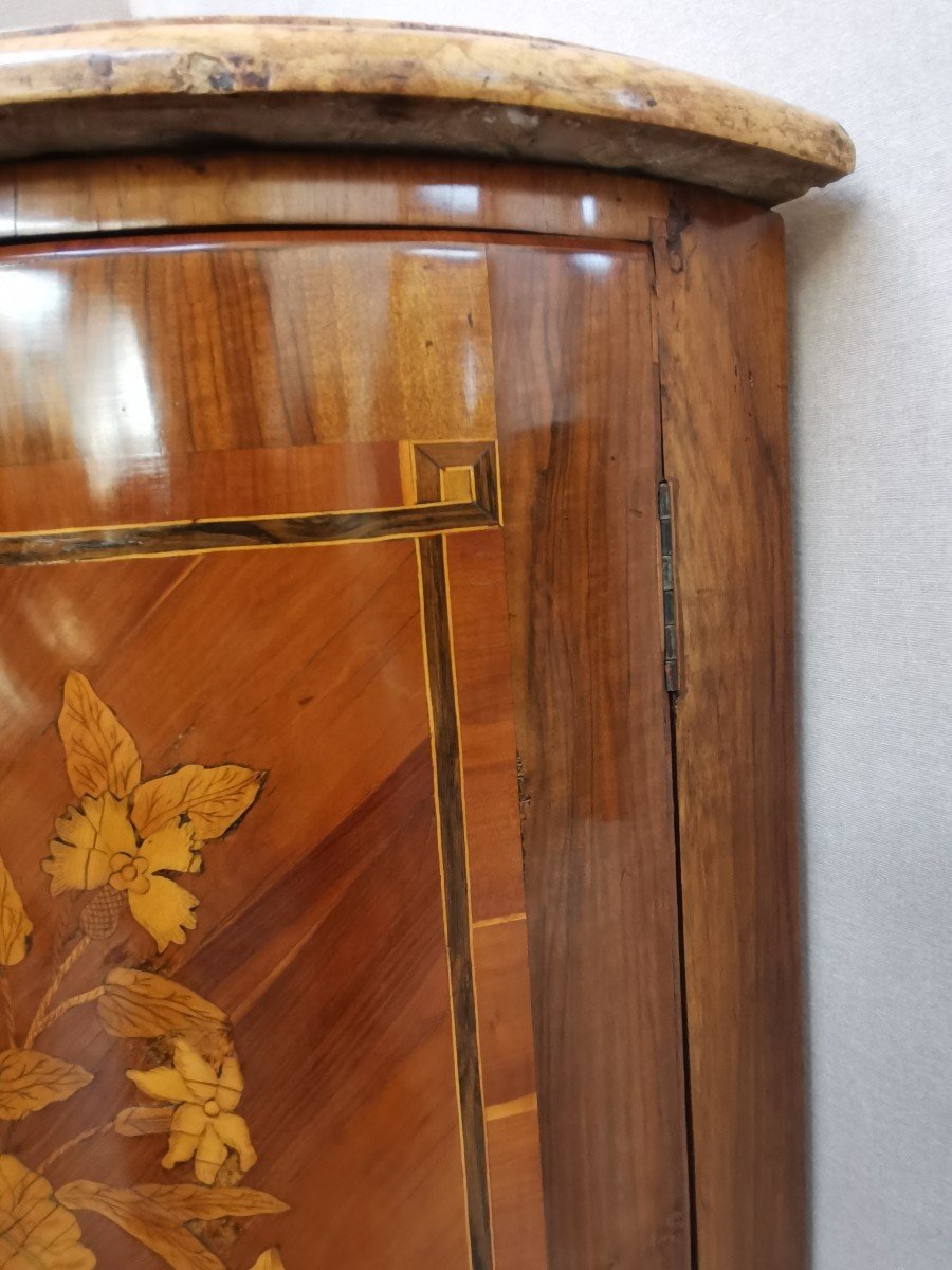 Louis XVI Period Marquetry Corner -photo-3