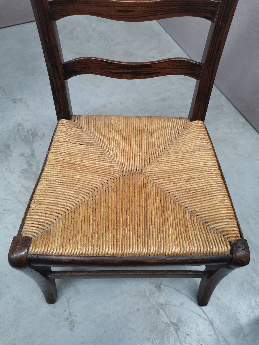 Paire De Chaises d' Enfant 19ème S. -photo-1