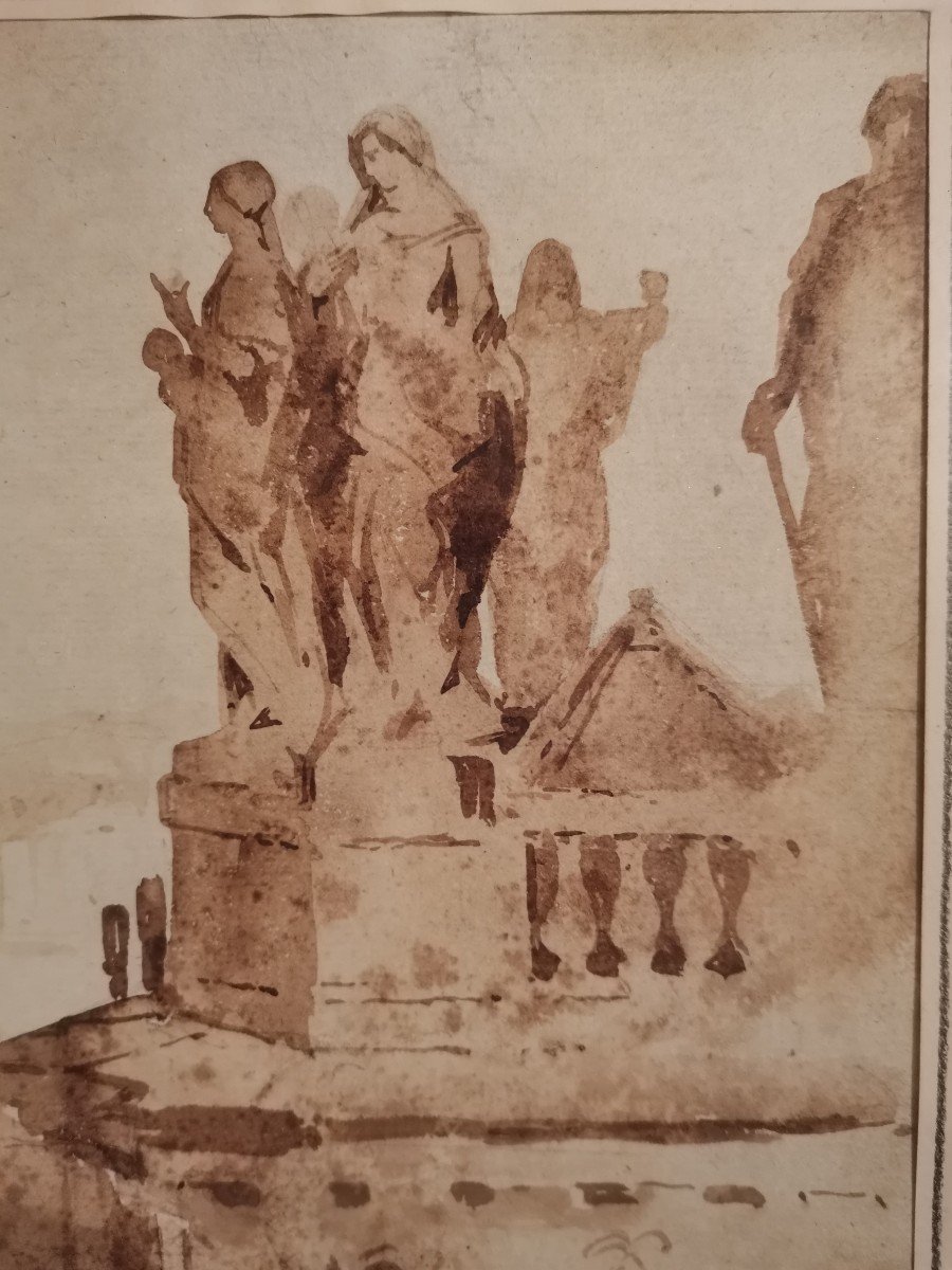 Watercolor Wash. Versailles. René Roussel -photo-3