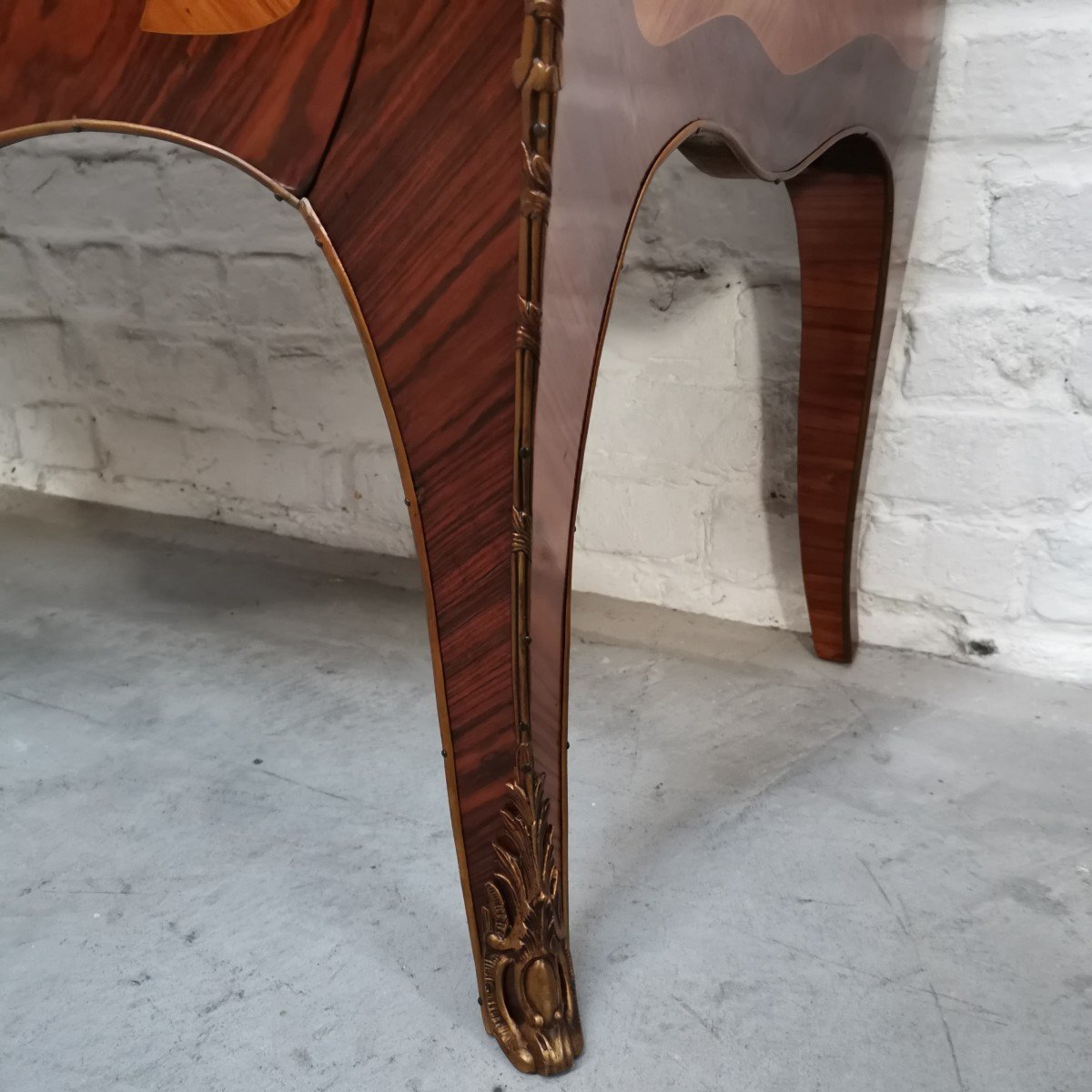 Commode  Louis XV Marqueterie  20ème Siècle-photo-4