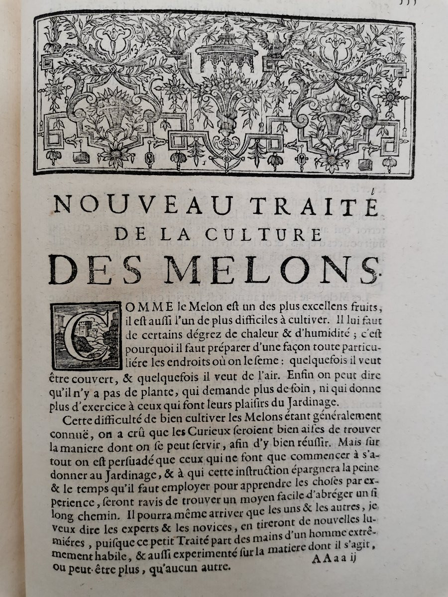 Fruit And Vegetable Gardens. De La Quintinie 1730 -photo-5