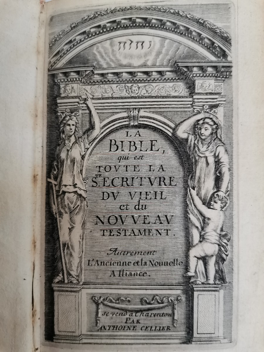 Bible de 1652 en 3 volumes -photo-2