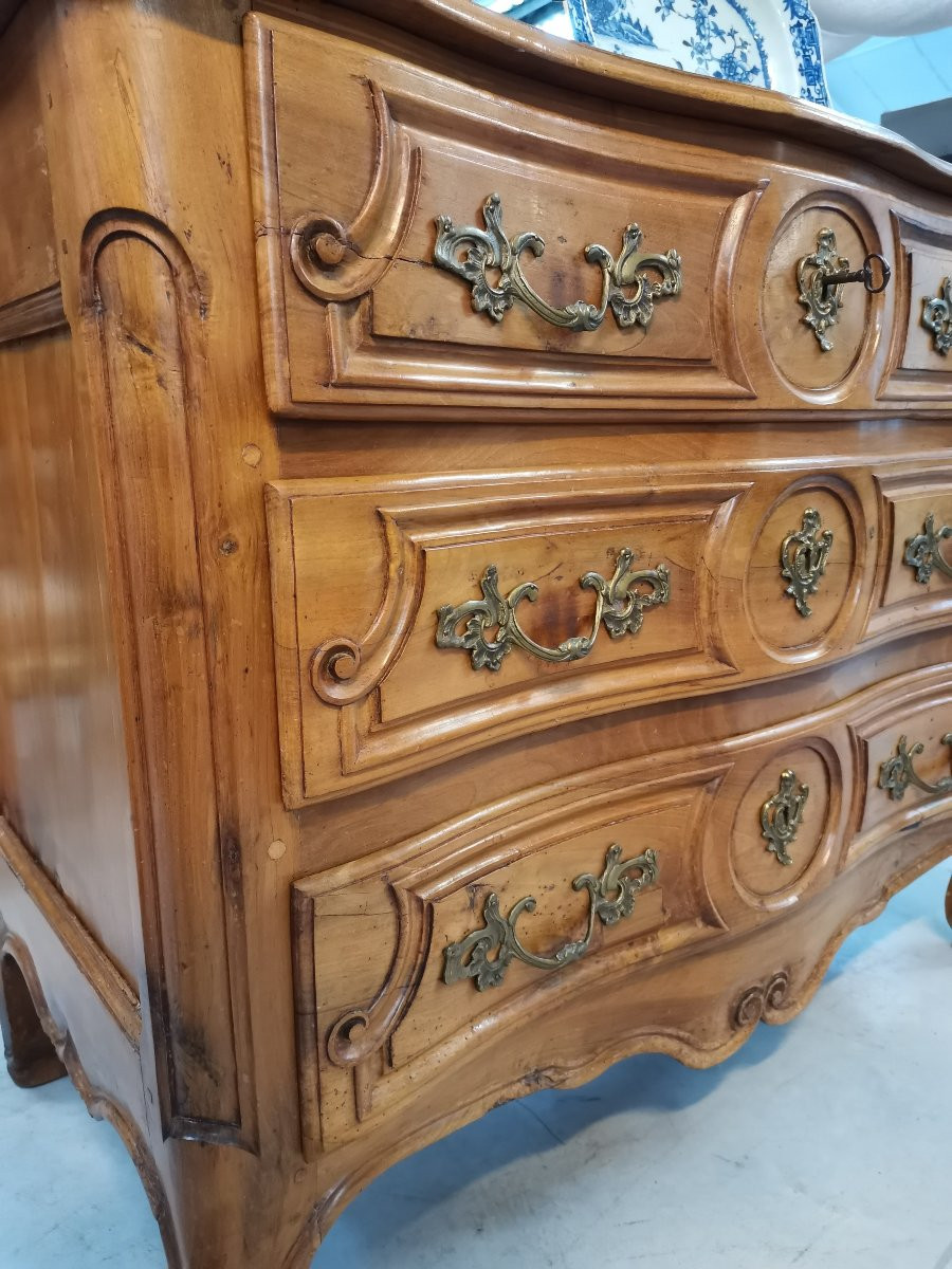 Louis XV Walnut Chest Of Drawers -photo-2