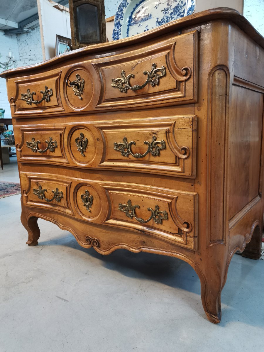 Louis XV Walnut Chest Of Drawers -photo-3