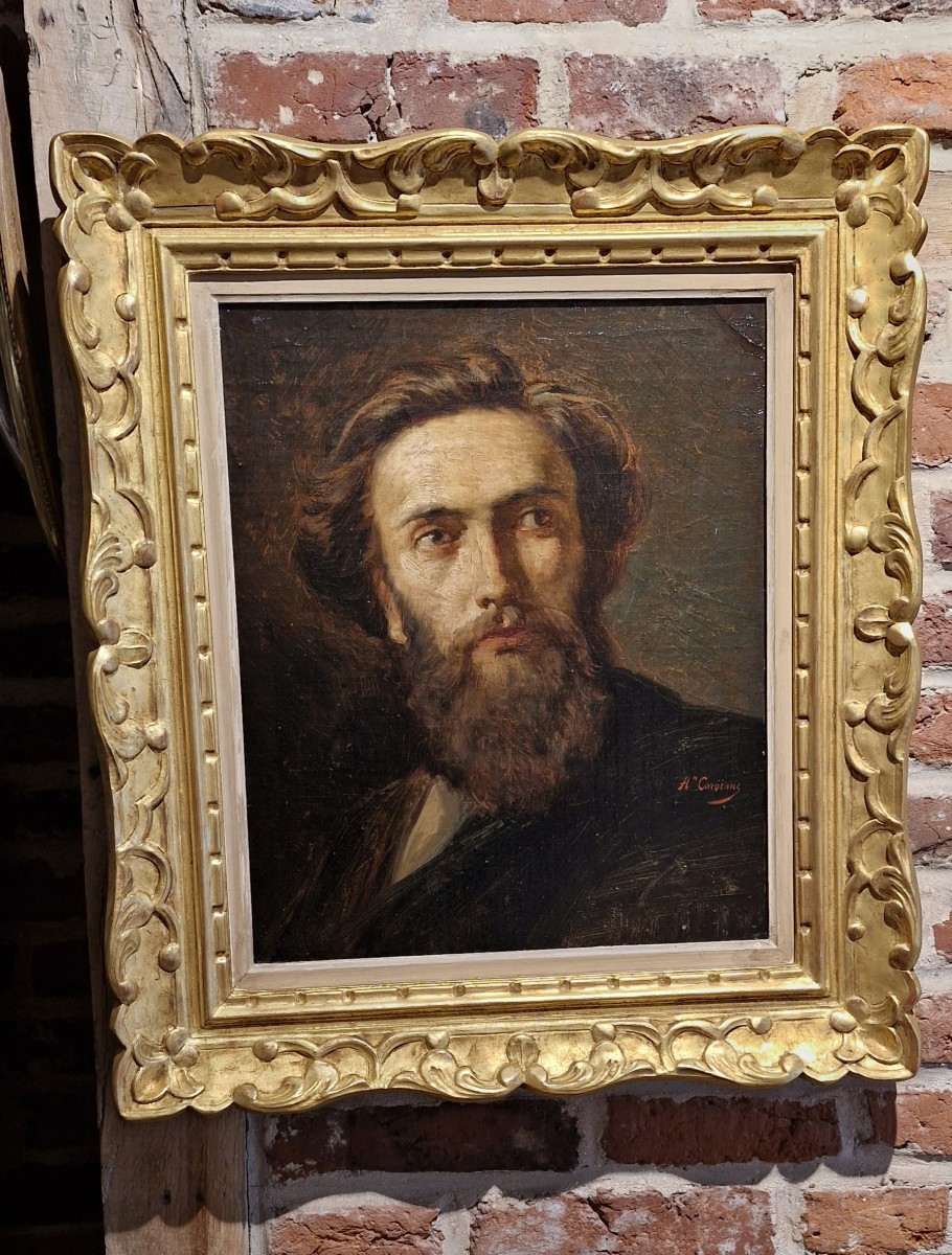 Portrait d'Henry Murger par Henri Coroënne. 1859