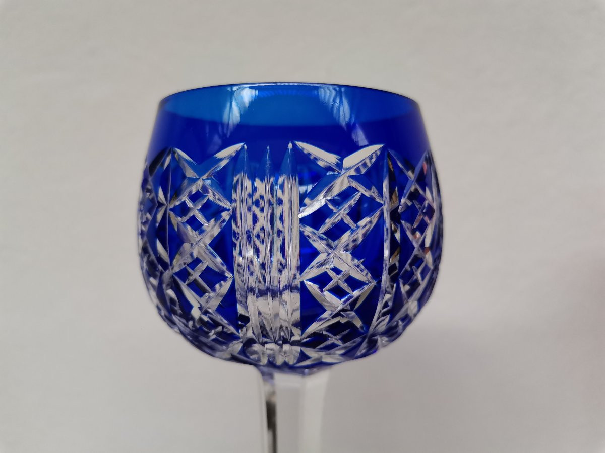 10 verres Riesling cristal de Saint Louis -photo-4