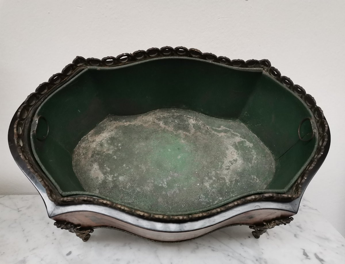 Napoleon III Marquetry Planter-photo-1