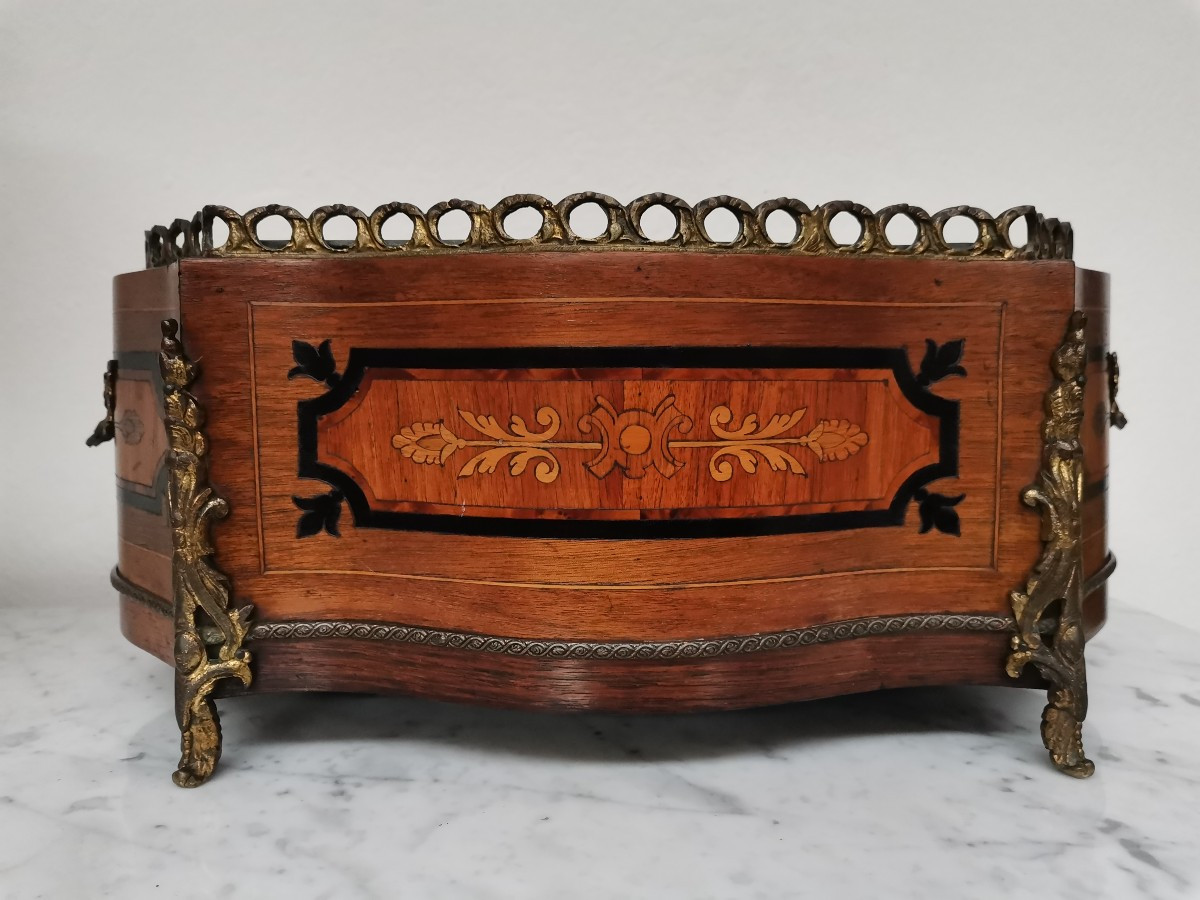 Napoleon III Marquetry Planter