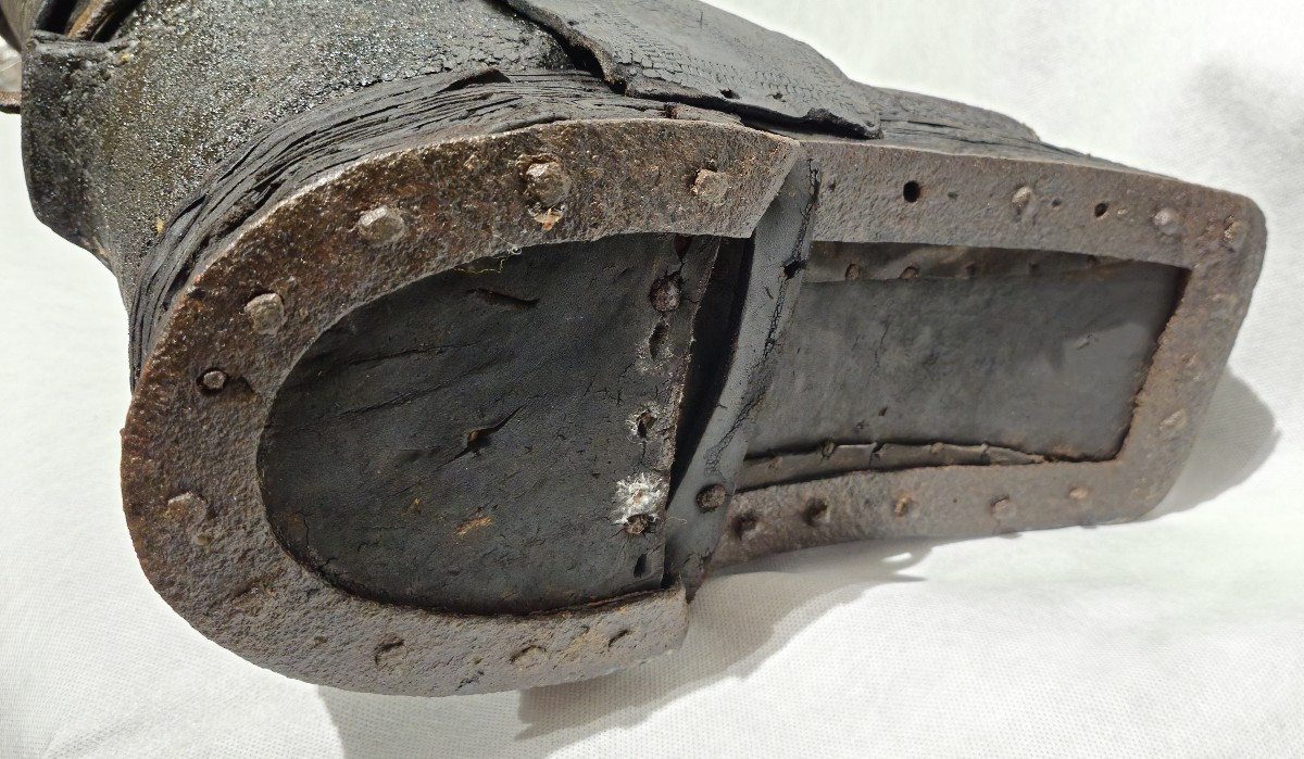 Bottes fortes de postillon ou bottes de sept lieues.-photo-4