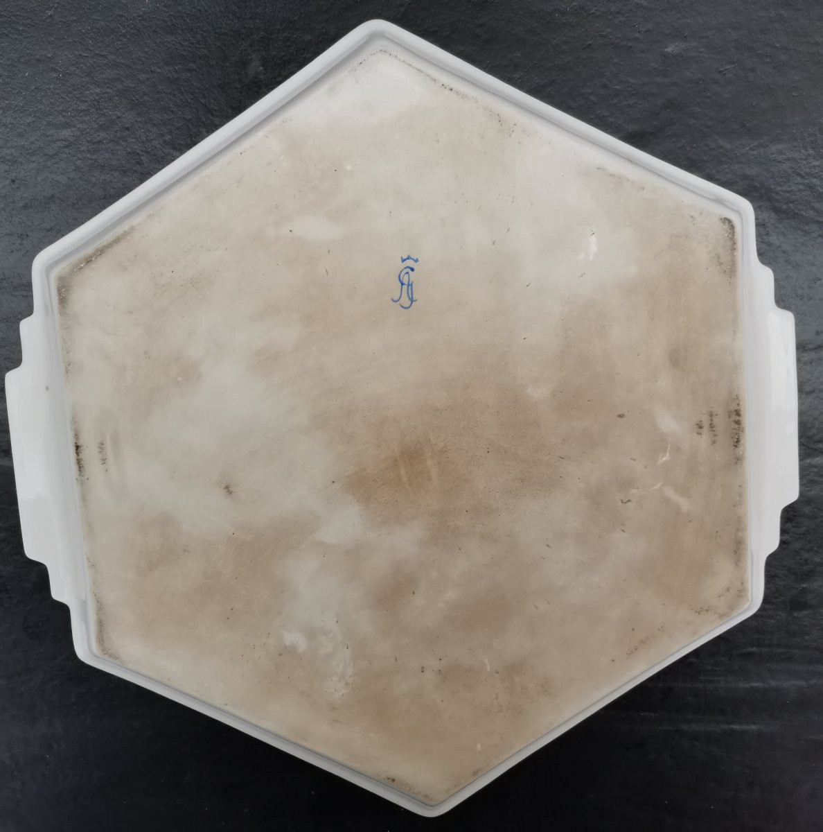 Service à œufs en porcelaine de Paris 1800-photo-4