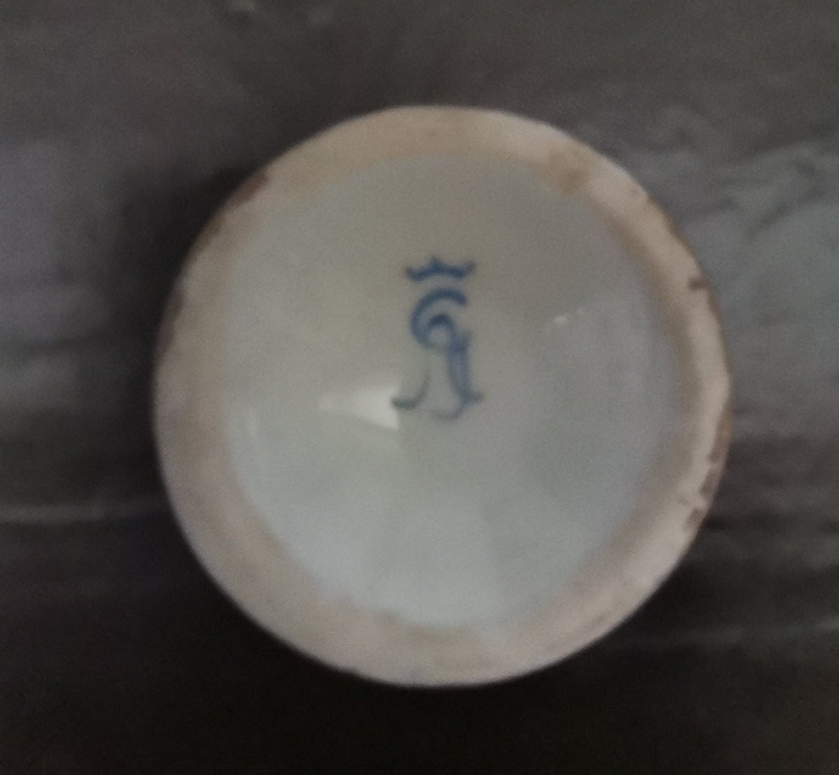 Service à œufs en porcelaine de Paris 1800-photo-2