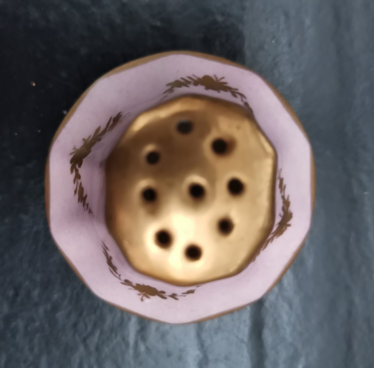 Service à œufs en porcelaine de Paris 1800-photo-3