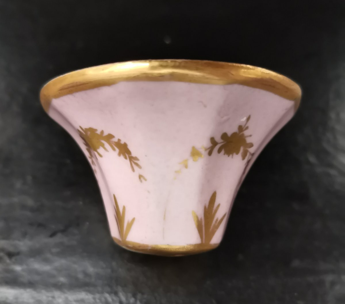 Service à œufs en porcelaine de Paris 1800-photo-5