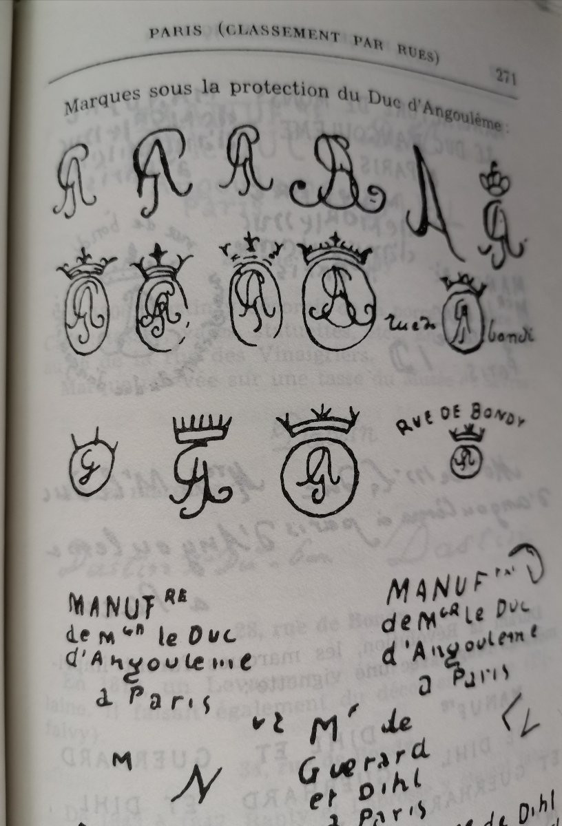 Service à œufs en porcelaine de Paris 1800-photo-8