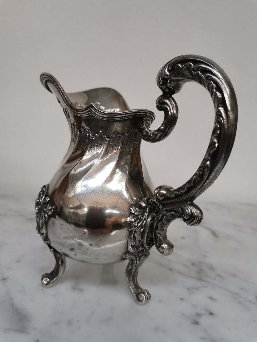 Pot à lait en argent -photo-3